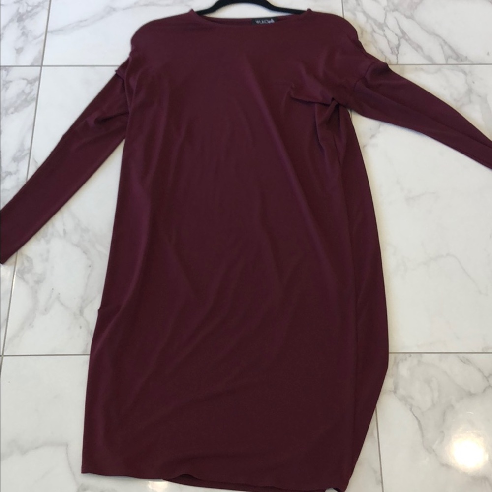 Wuko gals Maroon midi dress